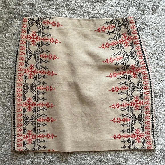 Linen mini skirt - Picture 2 of 3